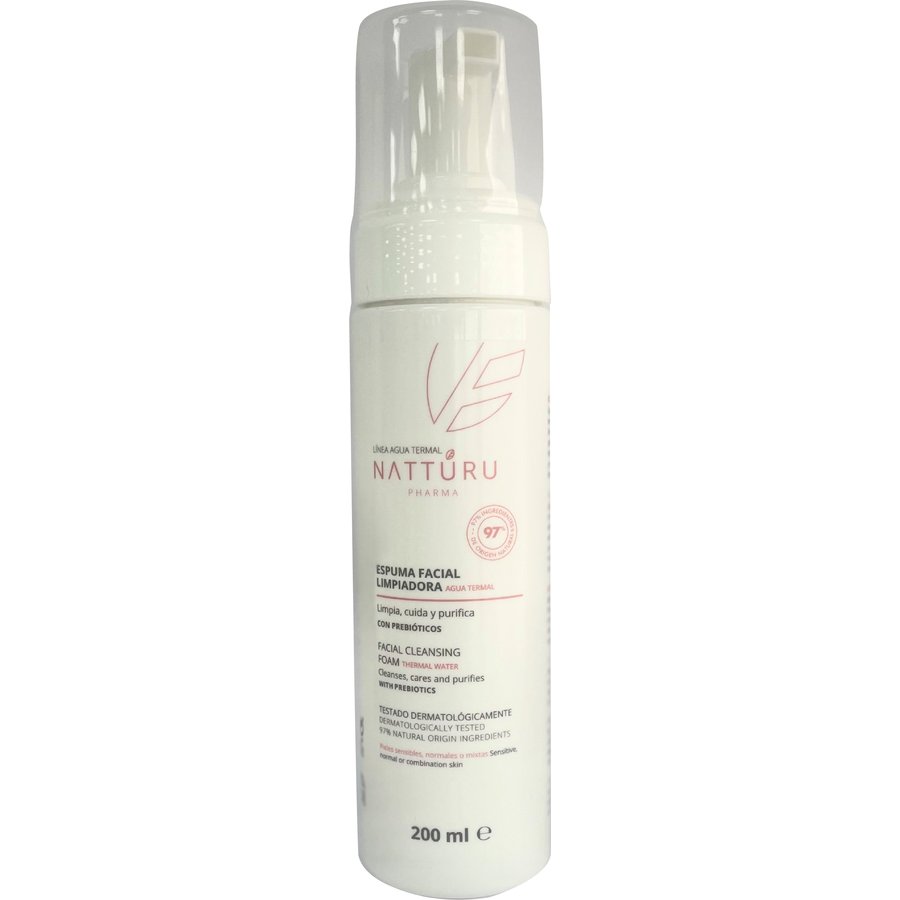 Espuma facial limpiadora NATTURU Agua Termal 200 ml