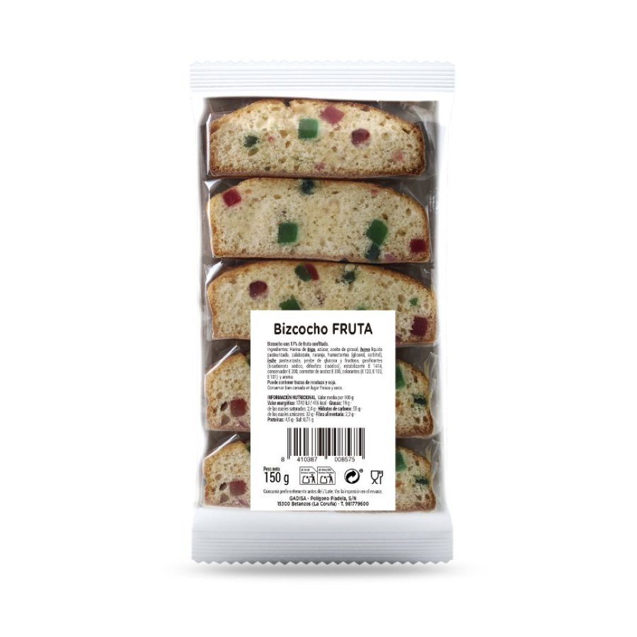 Bizcocho fruta 150 g