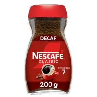Café soluble NESCAFE Classic descafeinado frasco 200 g