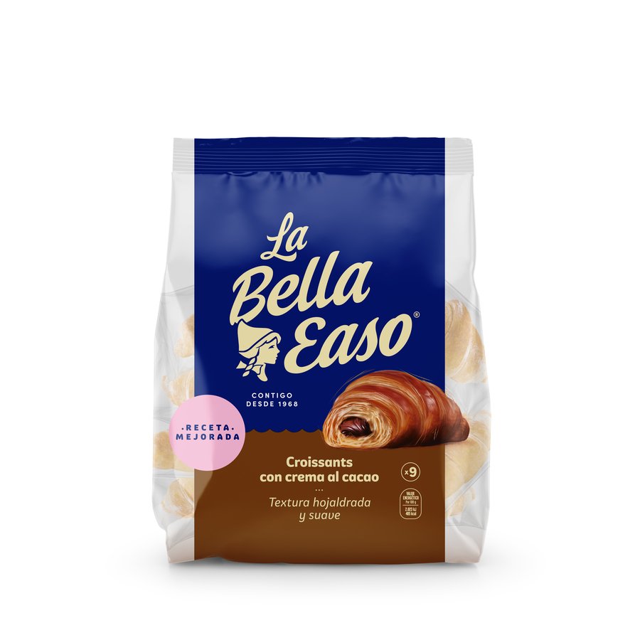 Croissants con crema al cacao BELLA EASO 9 unidades 360 g