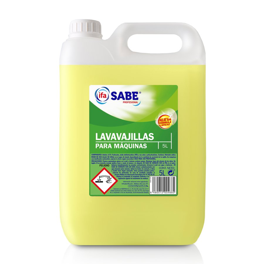 Lavavajillas máquina líquido IFA SABE 5 l