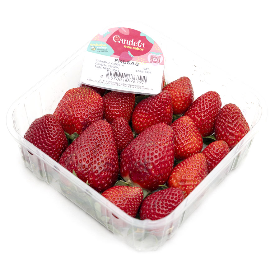 Fresas Candela categoría 1ª bandeja 400 g