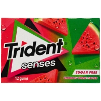 Chicle TRIDENT Senses sandía lámina estuche 23 g