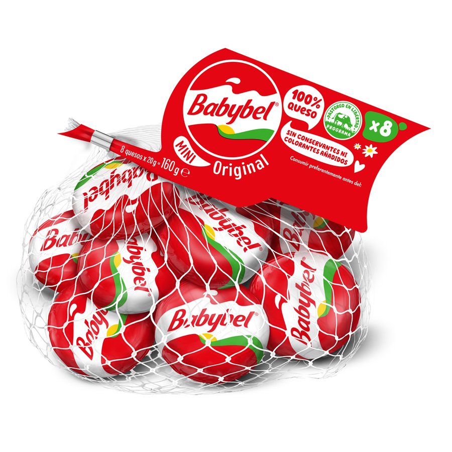 Queso mini BABYBEL malla 8 unidades 160 g