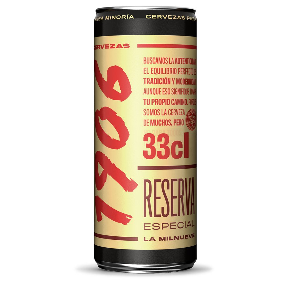 Cerveza 1906 Reserva Especial lata 33 cl