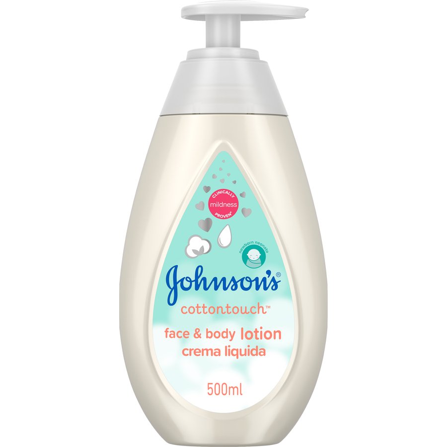 Loción hidratante JOHNSONS cotton touch dosificador 500 ml