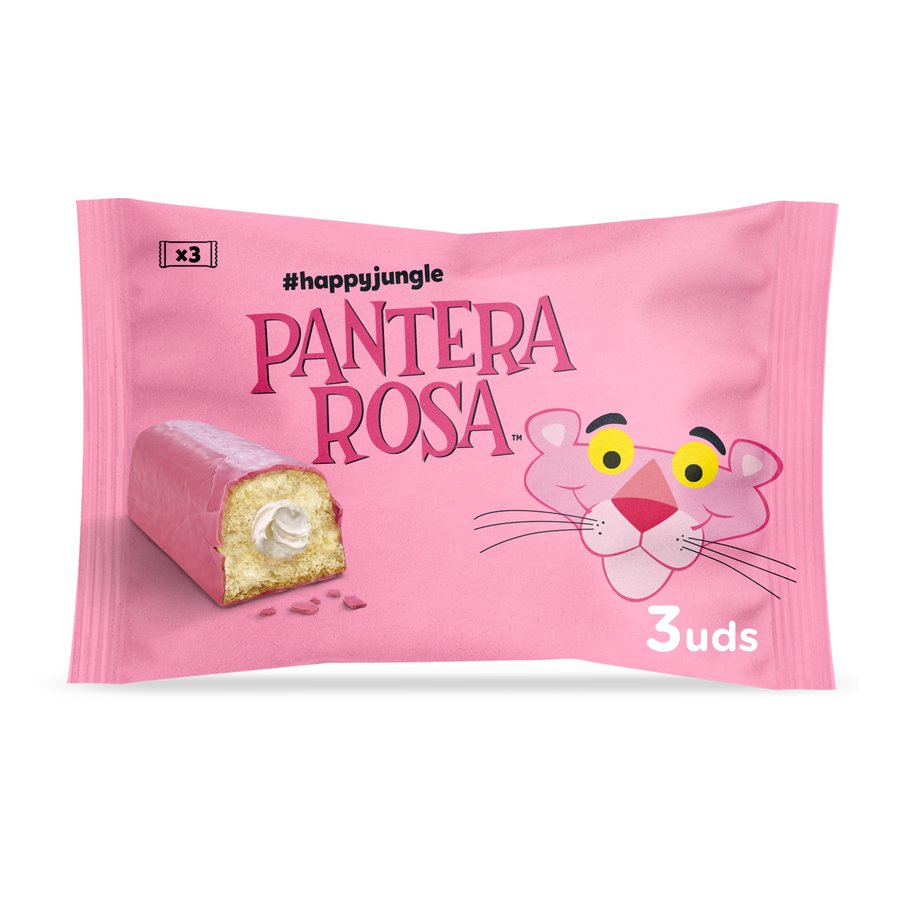 Pastel relleno BIMBO Pantera Rosa 3 unidades 165 g