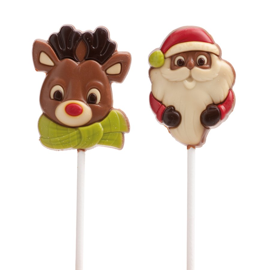 Piruleta chocolate navidad DEKORA 20 g