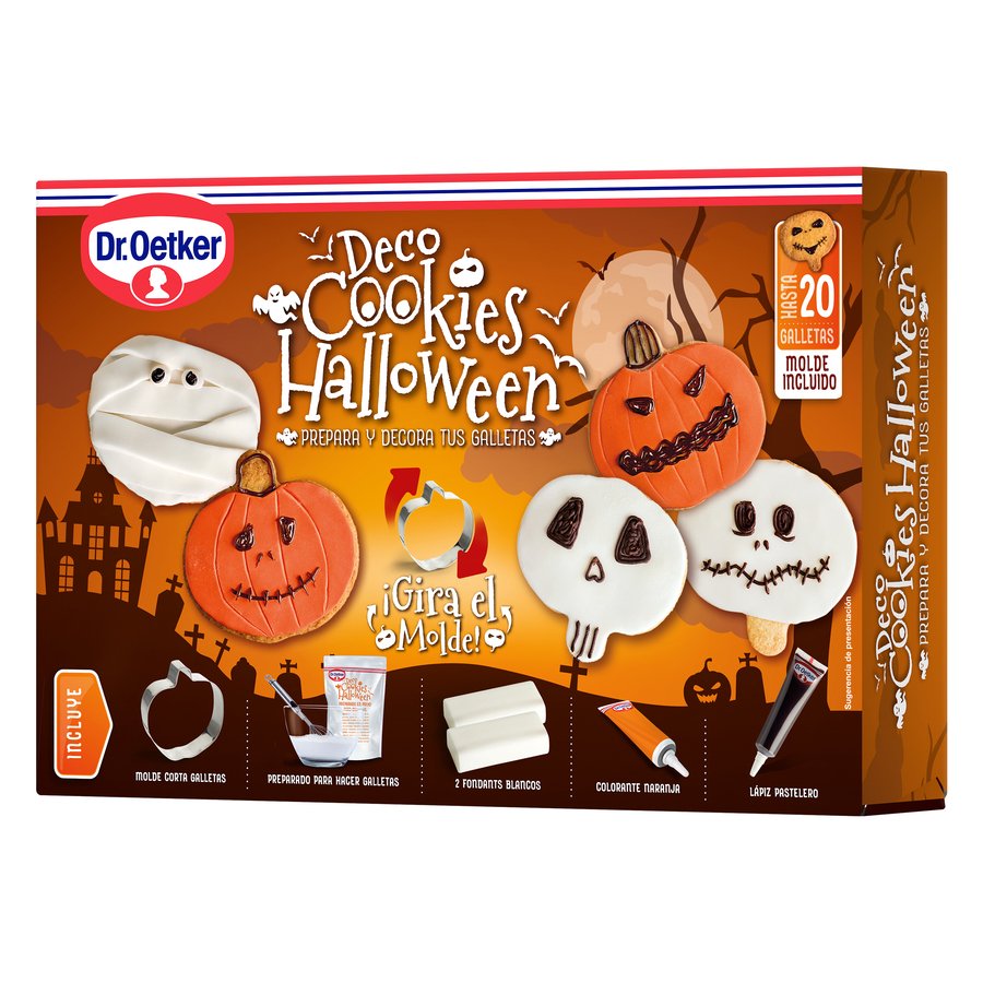 Kit decoración galletas HALLOWEEN DR.OETKER 484 g