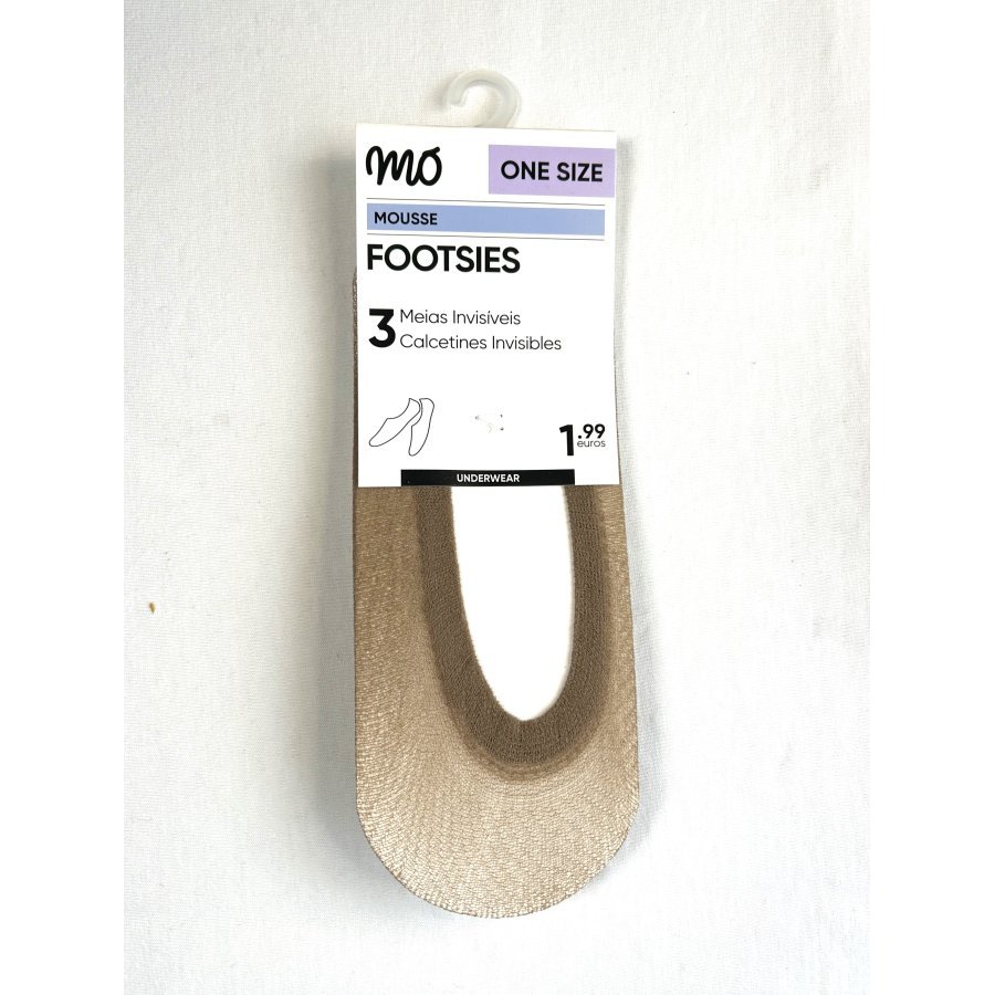 Pack 3 calcetines invisibles scala talla única