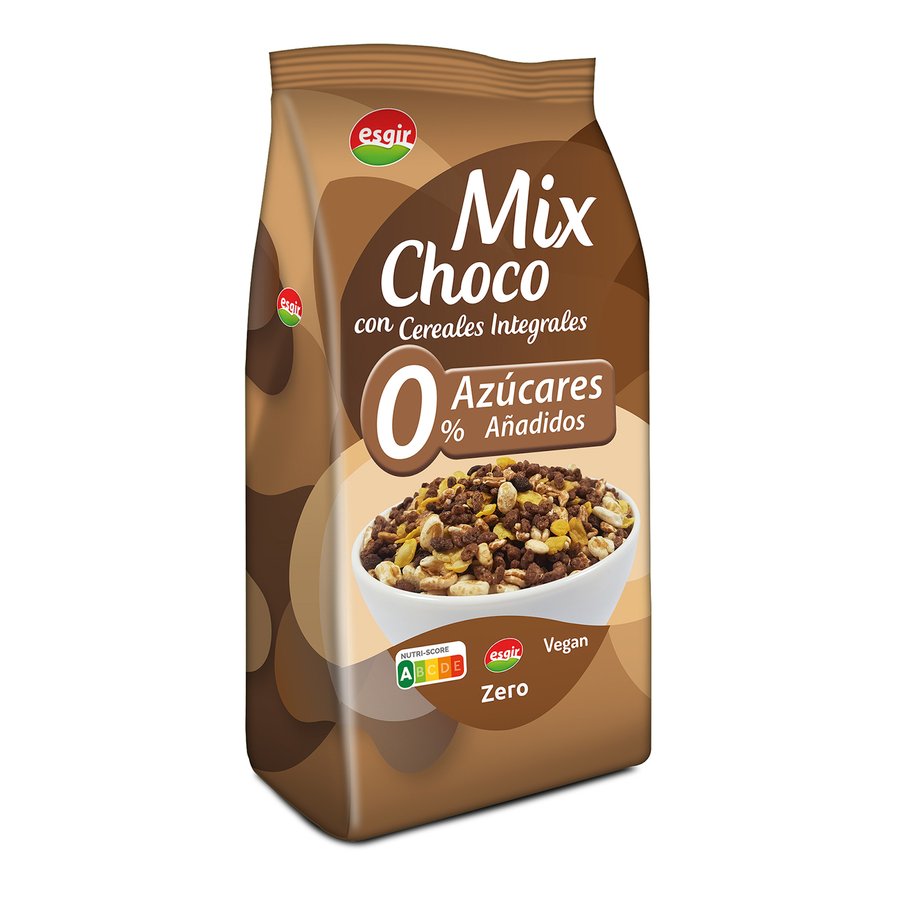 Cereales integrales ESGIR Mix choco 0% azúcar añadido 250 g