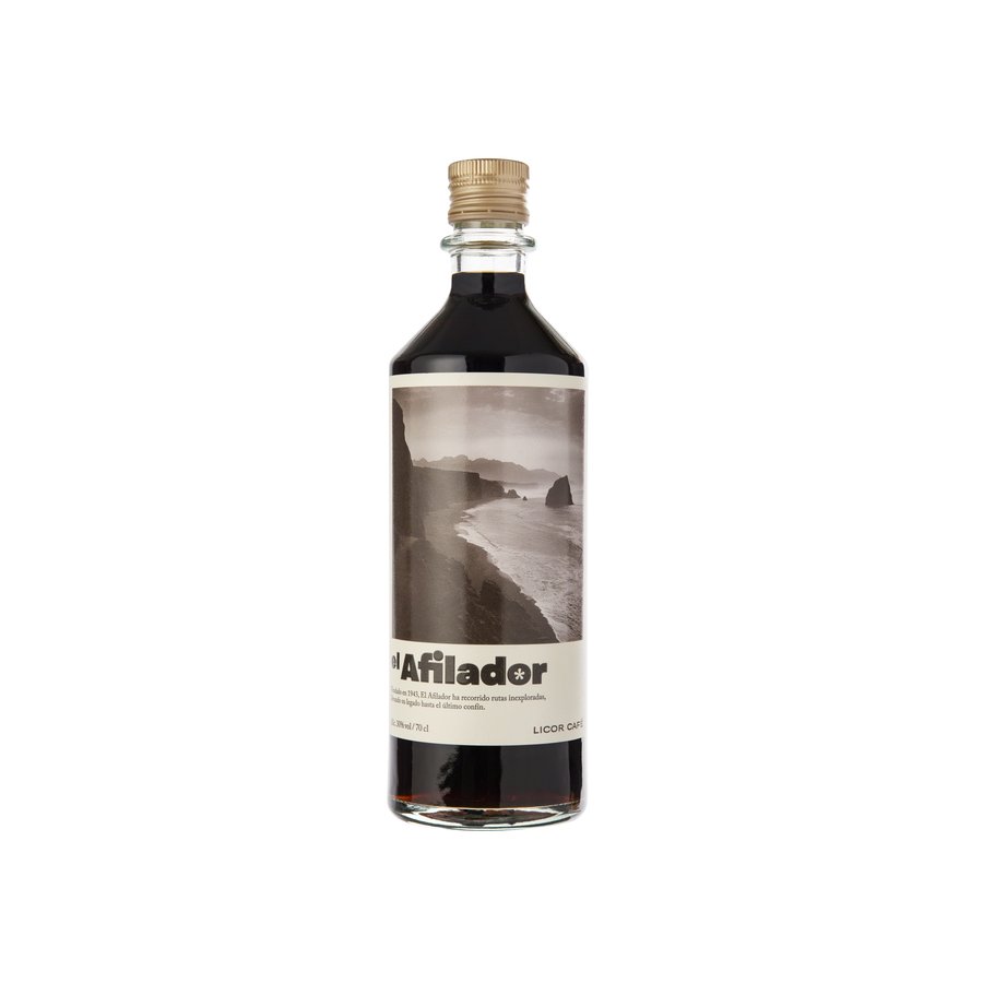 Licor café EL AFILADOR botella 70 cl.