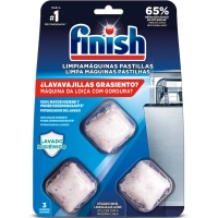 Limpia máquinas lavavajillas FINISH pastillas 3 unidades