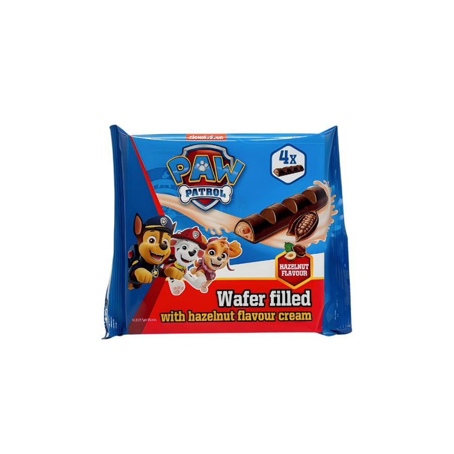 Barritas barquillo rellenas PATRULLA CANINA 4x20 g