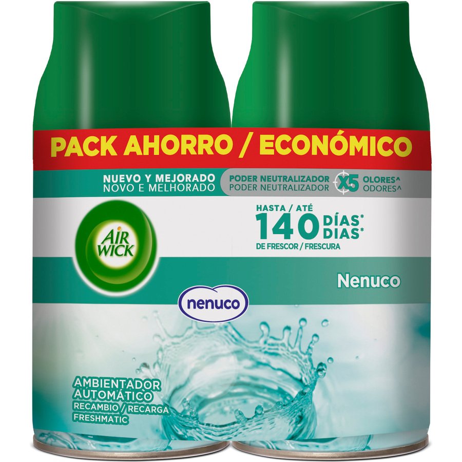 Ambientador pilas AIR WICK recambio Nenuco 2 unidades