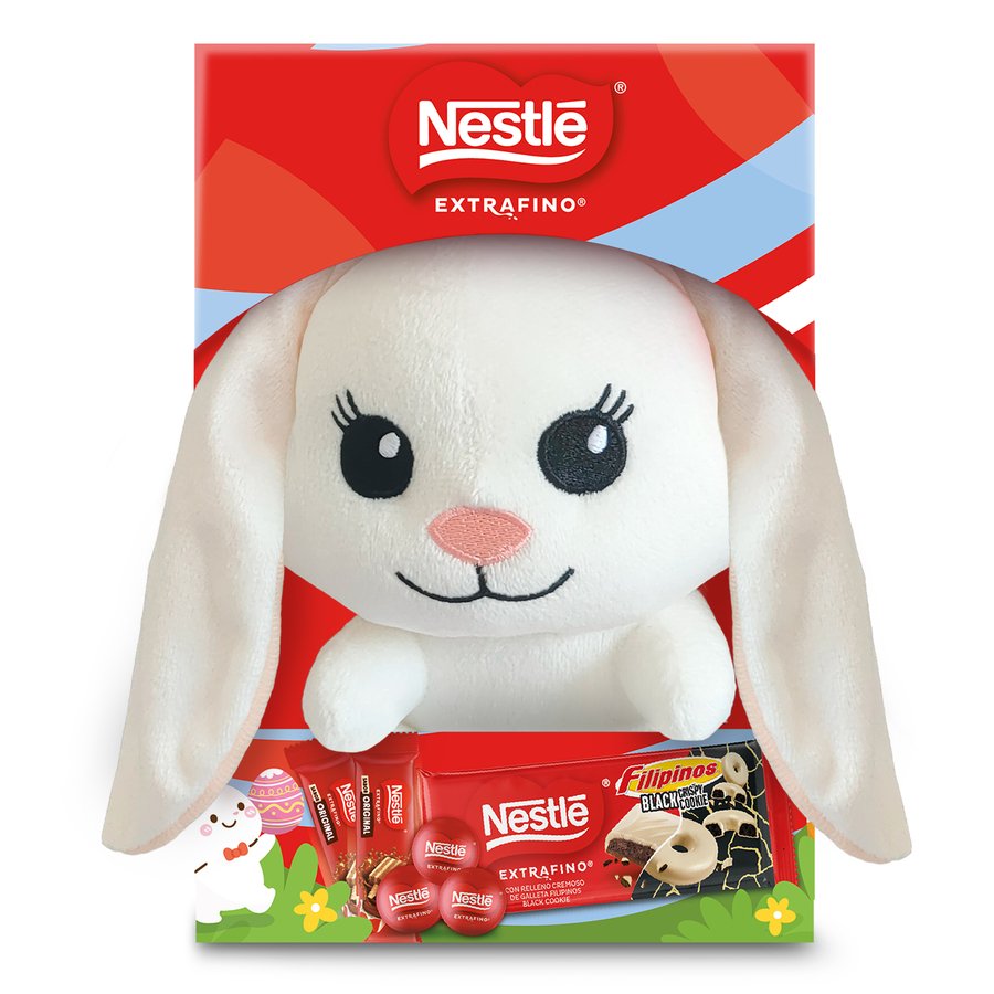 Chocolate NESTLÉ extrafino lote peluche Pascua 142 g