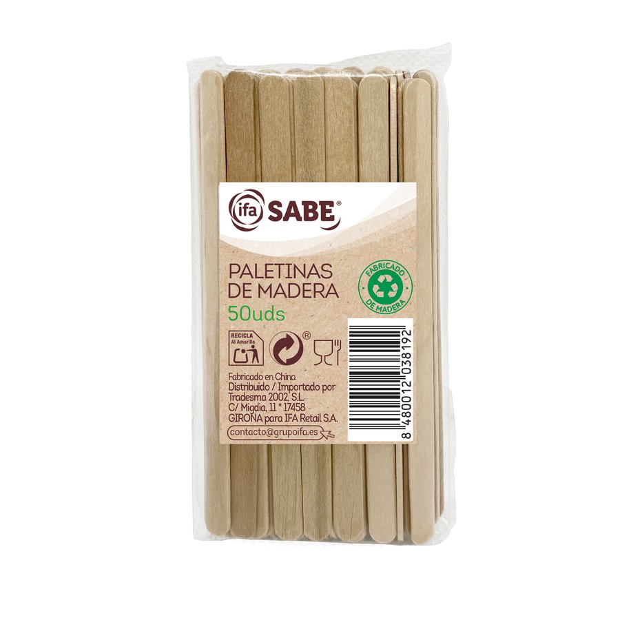 Paletinas de madera IFA SABE 50 unidades