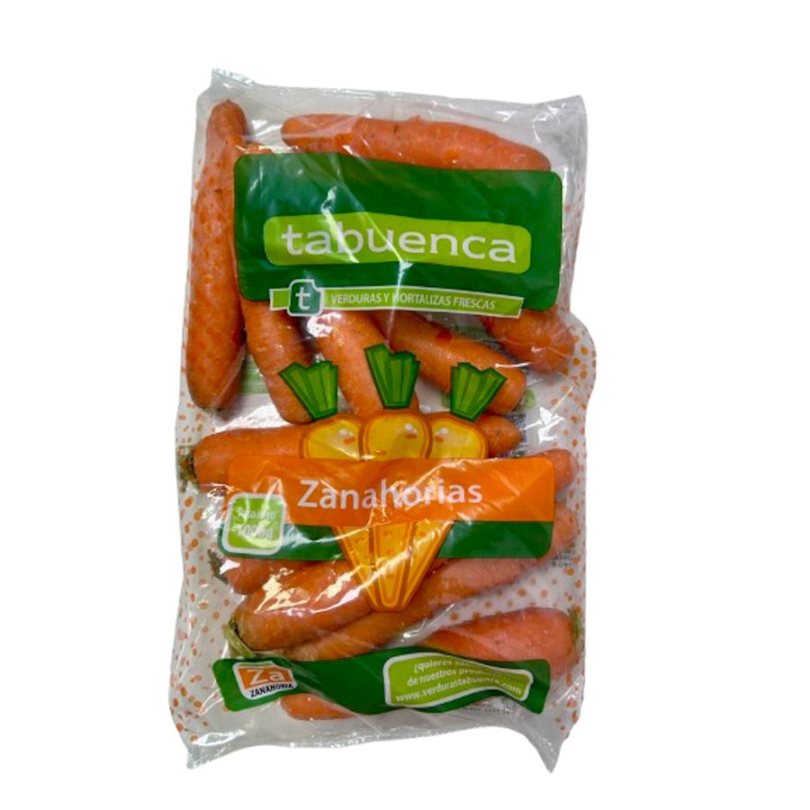 Zanahoria categoría 1ª calibre 20/35mm bolsa 1 kg