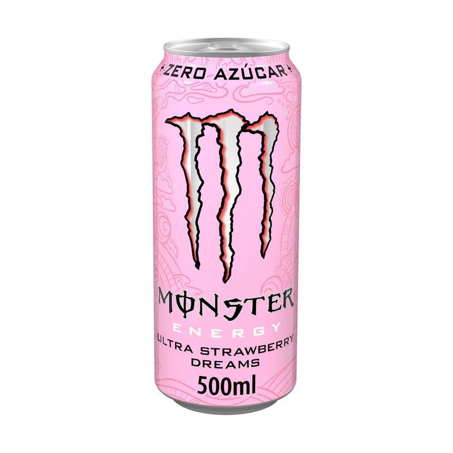 Bebida energética MONSTER Ultra strawberry Zero 50 cl