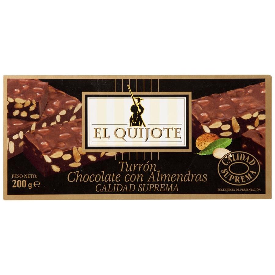 Turrón chocolate almendra EL QUIJOTE 200 g