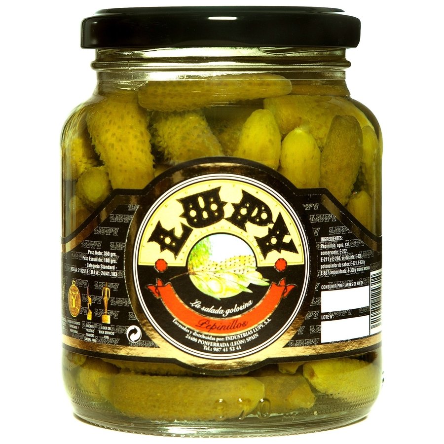Pepinillos LUPY frasco 180 g pne