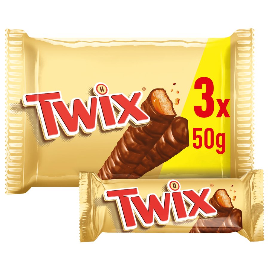 Chocolatina TWIX pack 3 x (2x25 g)