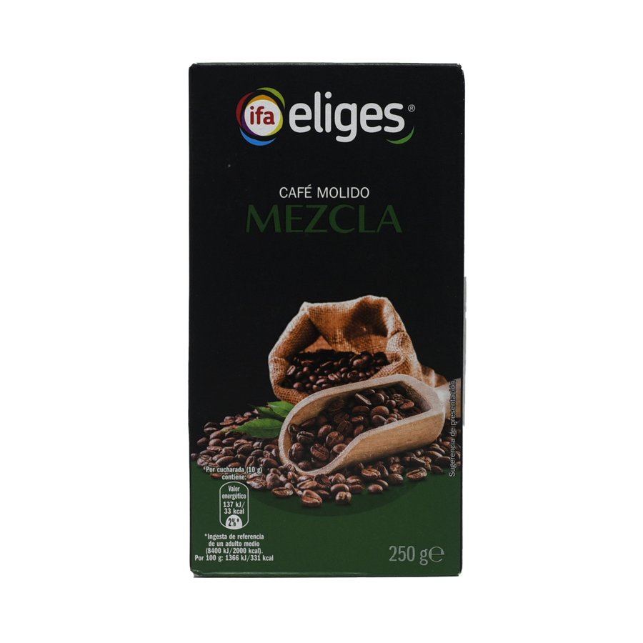 Café molido mezcla IFA ELIGES paquete 250 g
