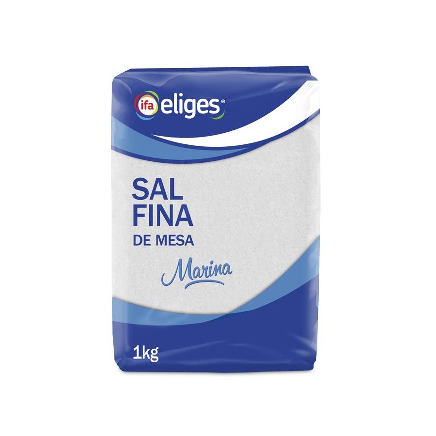 Sal marina IFA ELIGES fina de mesa bolsa 1 kg