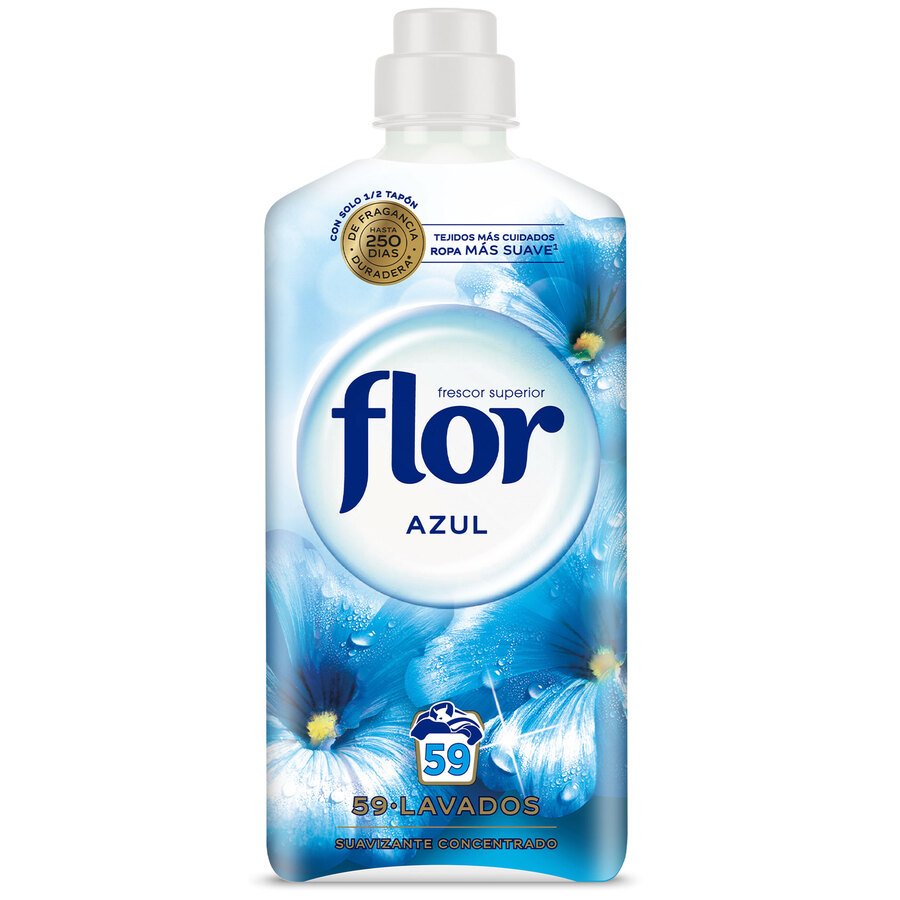 Suavizante concentrado FLOR azul 59 dosis 1,06 l