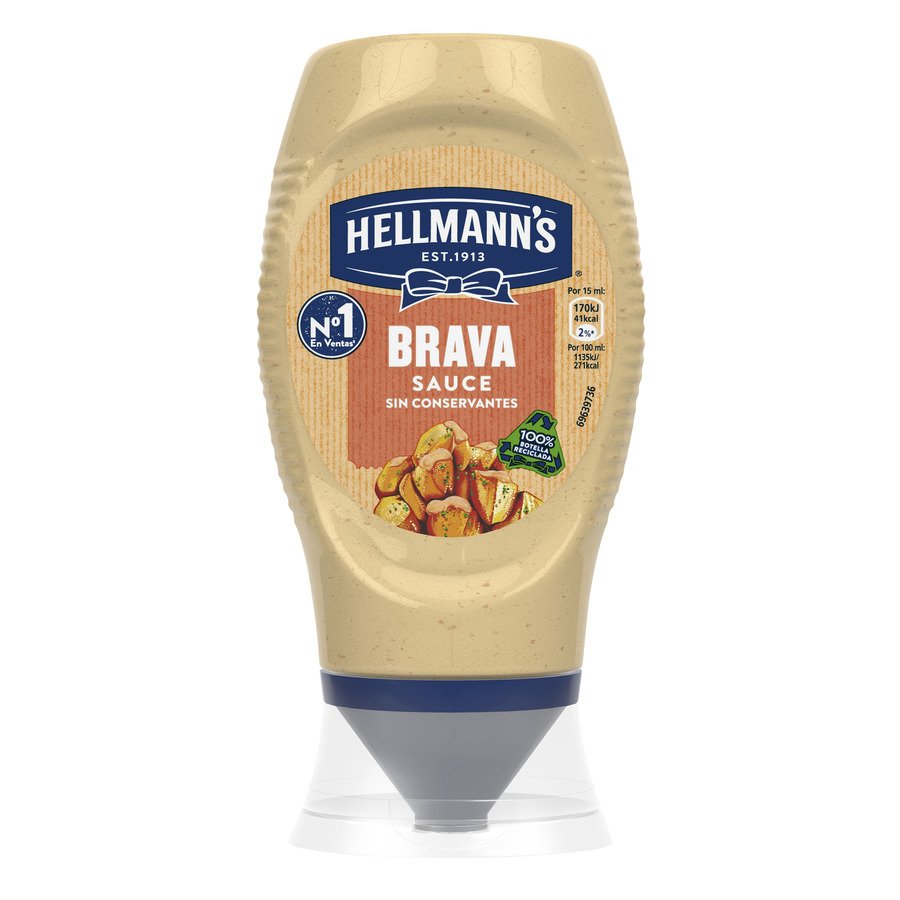 Salsa brava HELLMANN'S bocabajo 250 ml