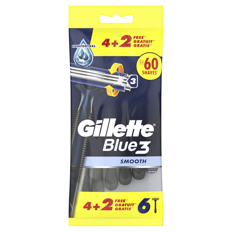Máquina desechable GILLETTE blue 3  pack 4 unidades