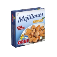 Mejillones ORBE en escabeche 266 g pn.