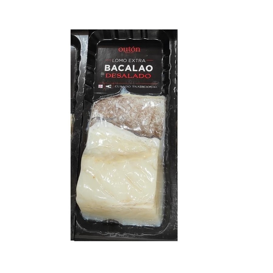 Lomo bacalao  congelado OUTON desalado 340 g pn.