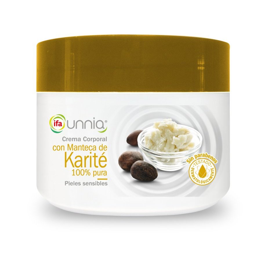 Crema corporal IFA UNNIA manteca de karité tarro 250 ml