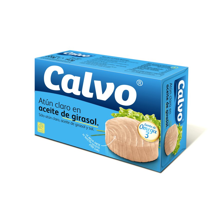 Atún claro en aceite girasol CALVO OL-240  220 g pn.
