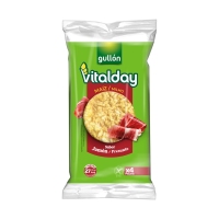Tortitas maíz GULLON Vitalday jamón 4 packs 103 g