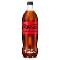 Refresco COCA-COLA Zero botella 1,25 l