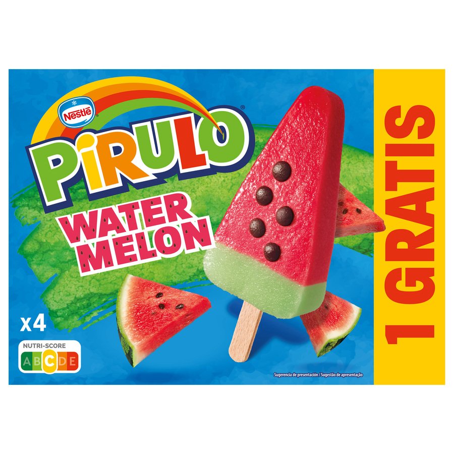 Helado NESTLE PIRULO Watermelon 3 unidades 201 g