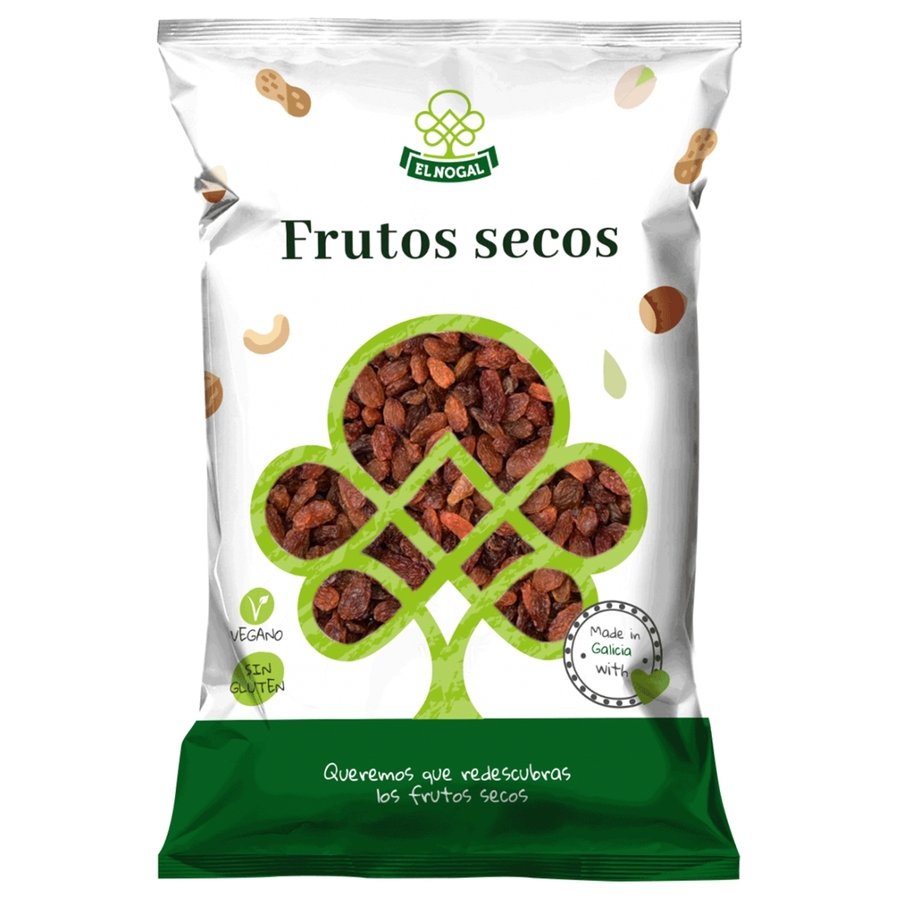 Uvas pasa EL NOGAL sultana sin semilla bolsa 250 g