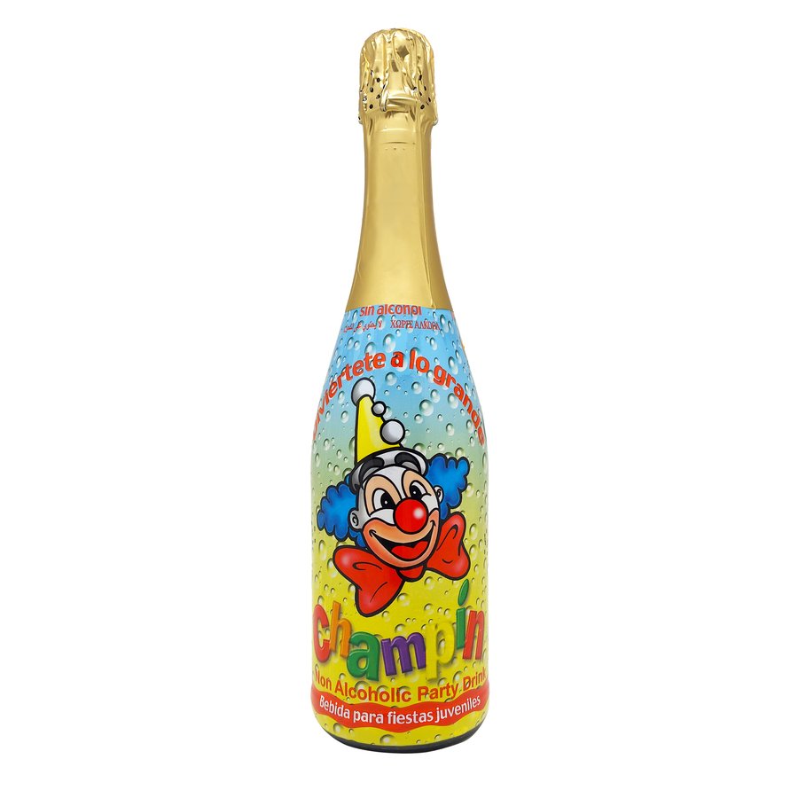 Bebida espumosa sin alcohol CHAMPIN botella 75 cl