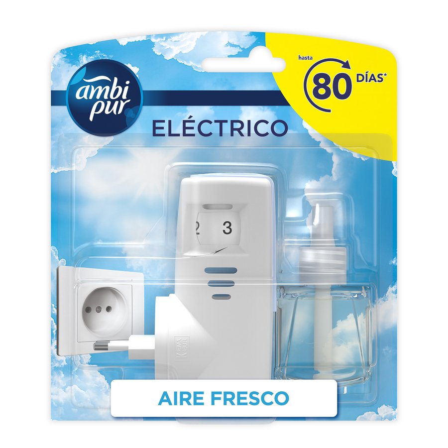 Ambientador eléctrico AMBIPUR aparato + recambio Aire Fresco