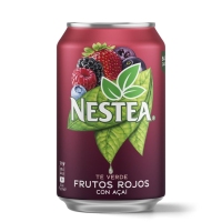 Refresco de té NESTEA Frutos rojos Açai lata 33 cl
