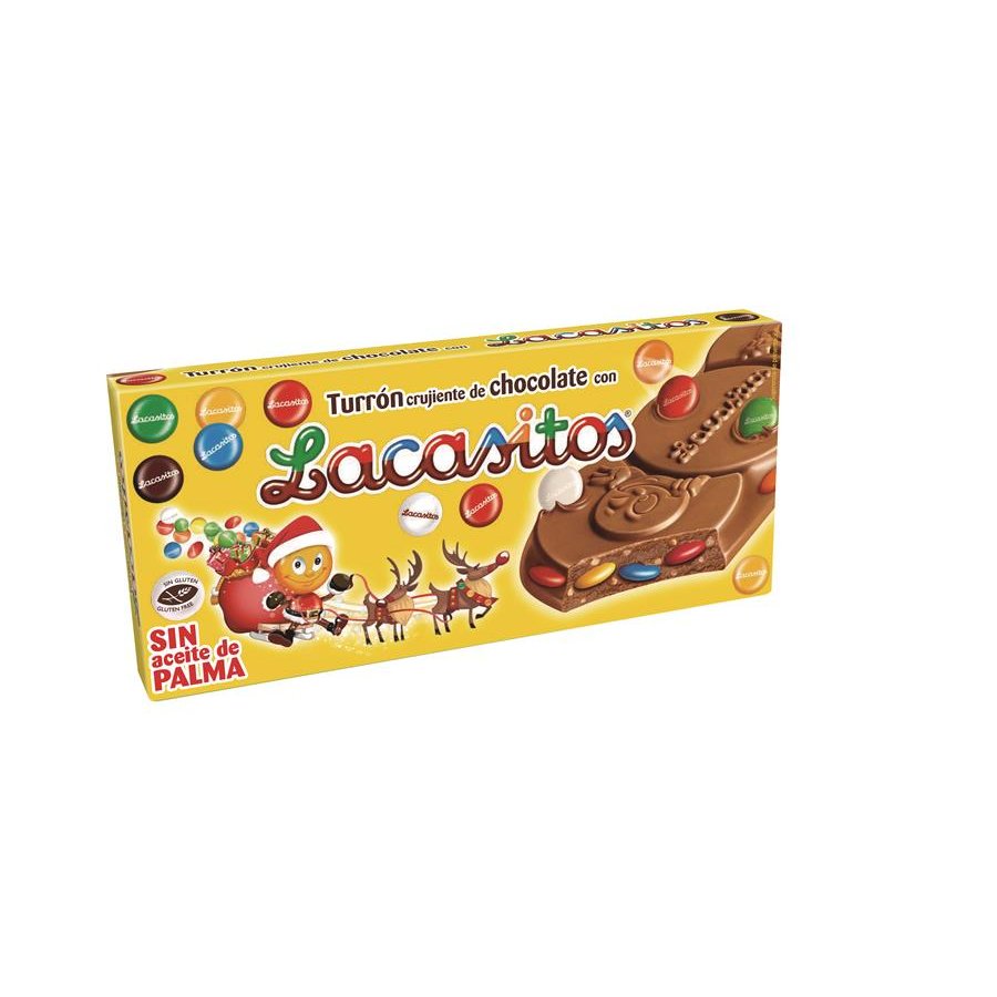 Turrón chocolate con Lacasitos LACASA 200 g