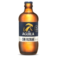 Cerveza EL AGUILA sin filtrar botella 33 cl