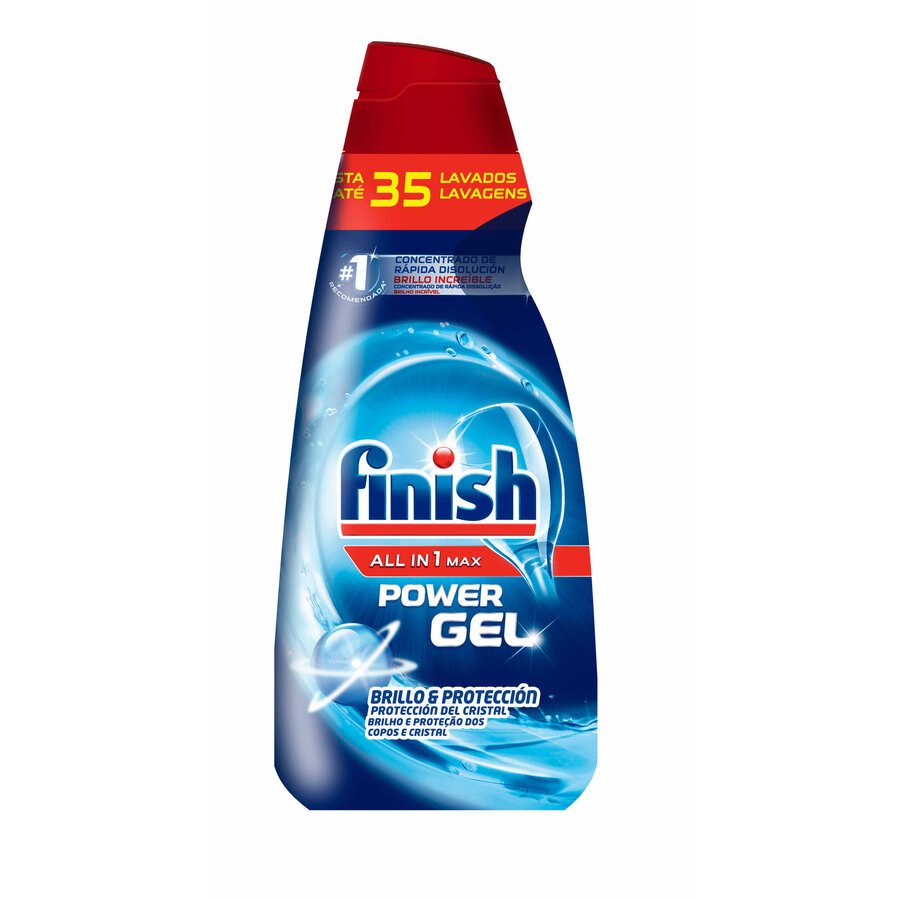 Lavavajillas máquina líquido FINISH gel regular 35 lavados 660 ml