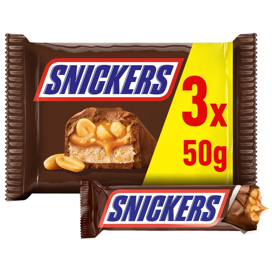 Chocolatina SNICKERS 3X50 g
