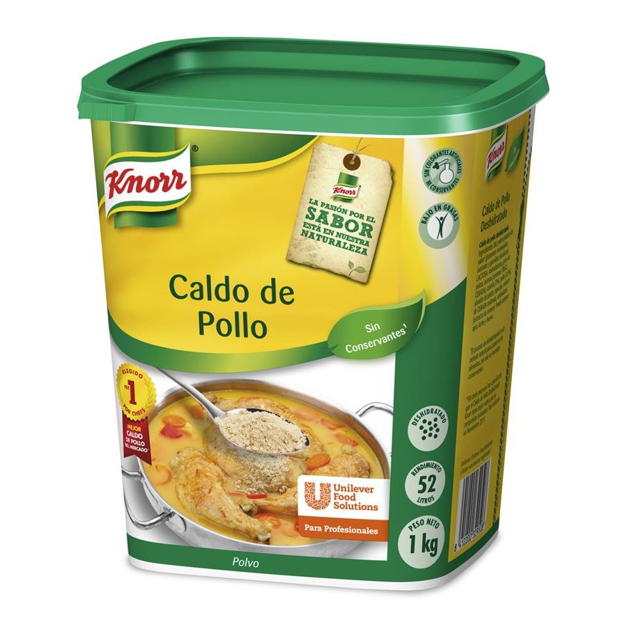 Caldo de pollo KNORR bote 1 kg