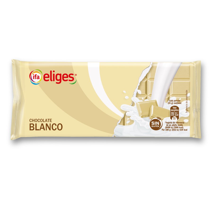 Chocolate blanco IFA ELIGES 100 g