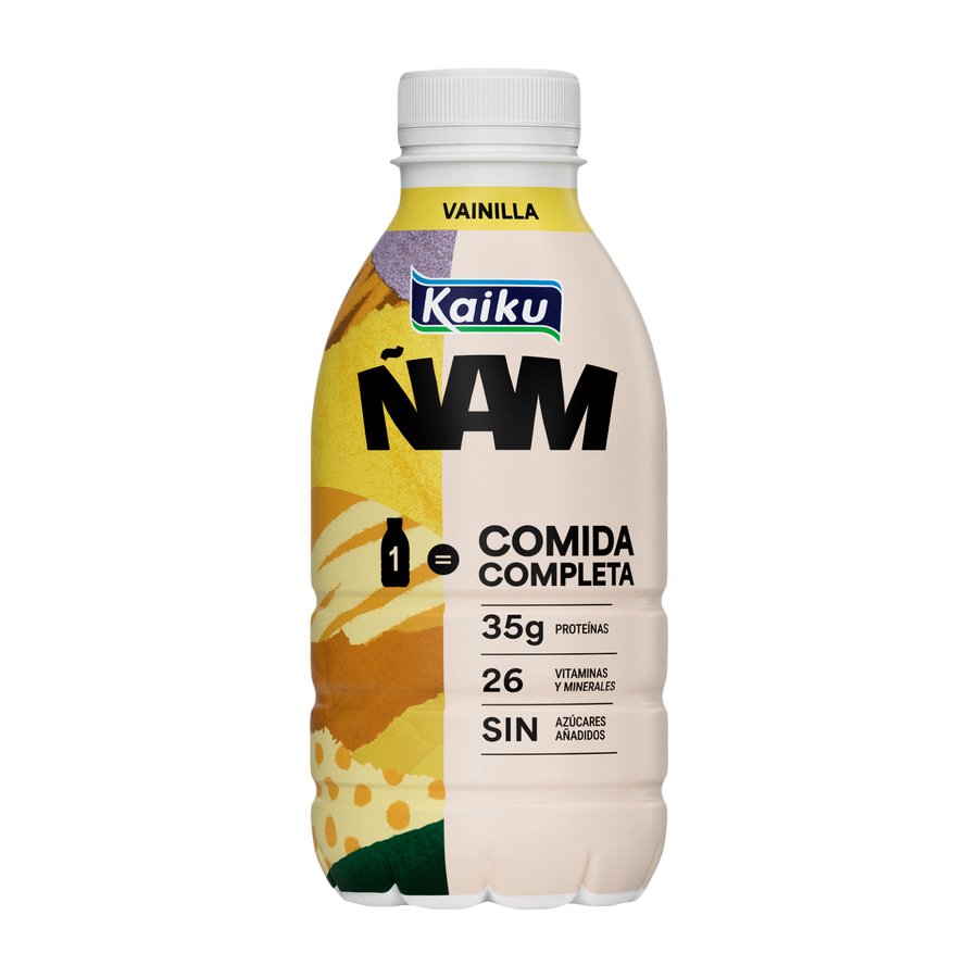Bebida refrigerada KAIKU Ñam comida completa vainilla 500 ml