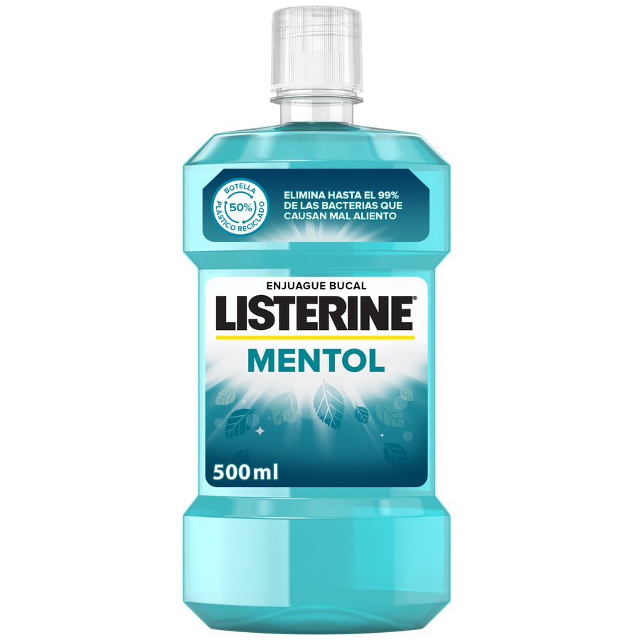 Enjuague bucal LISTERINE mentol 500 ml
